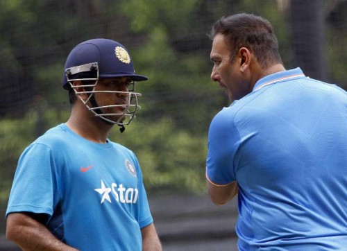 Adelaide: Indian captain M S Dhoni during an ICC World Cup - 2015 practice session at Adelaide Oval in Adelaide, Australia on Feb 14, 2015. (Photo: IANS)