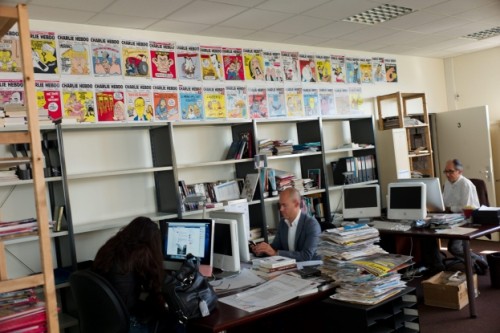 Charlie Hebdo office in Paris