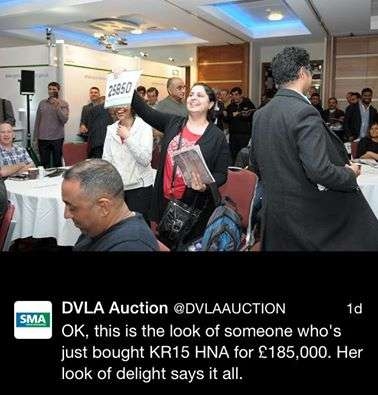 dvla auction