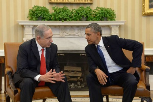  Visiting Israeli Prime Minister Benjamin Netanyahu meets with U.S. President Barack Obama at the White House in Washington, the U.S., on March 3, 2014. Israel needs to make some "tough" decisions in order to move forward on peace talks with the Palestinians, U.S. President Barack Obama told Israeli Prime Minister Benjamin Netanyahu on Monday. "The timeframe that we have set up for completing these negotiations is coming near and some tough decisions are going to have to be made," Obama said before a bilateral meeting with Netanyahu at the White House. 