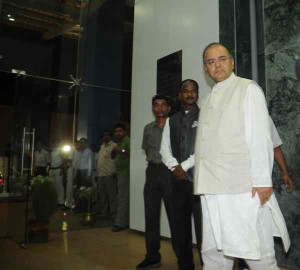 Union Finance Minister Arun Jaitley at Nabanna in Howrah, West Bengal 