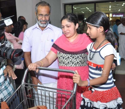 Kerala nurses stuck in violence hit Yemen arrive at the Kochi International Airport, on April 4, 2015.