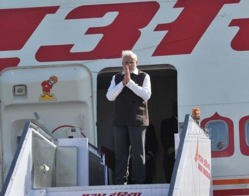  Prime Minister Narendra Modi departs for his three nation visit to France, Germany and Canada, from New Delhi on April 9, 2015.