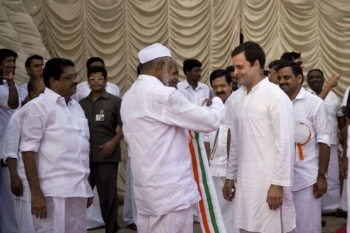 Congress vice president Rahul Gandhi during a Kerala Pradesh Youth Congress rally at Kozhikode, Kerala on May 26, 2015. 