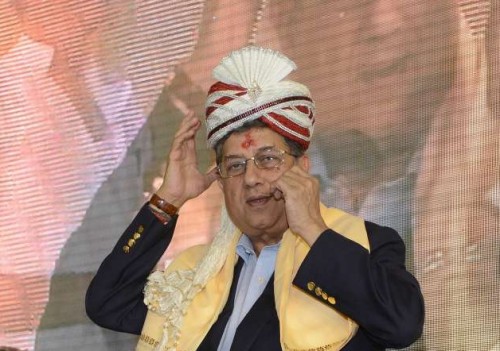 ICC chairman N. Srinivasan 