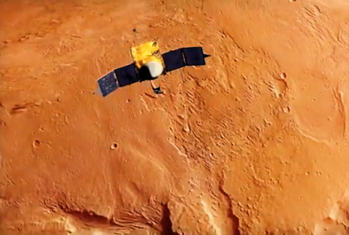 Maven spacecraft to mars
