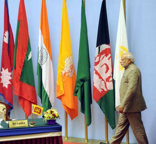 The Prime Minister, Shri Narendra Modi along with the SAARC leaders, at the concluding session of the 18th SAARC Summit, in Kathmandu, Nepal on November 27, 2014.