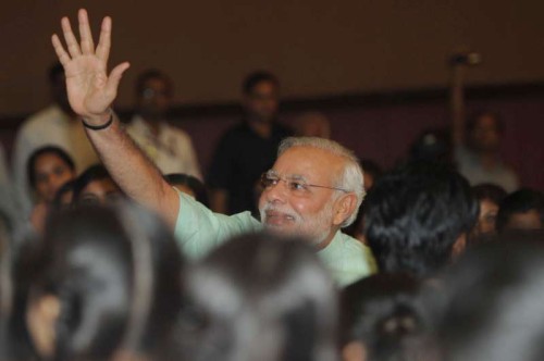 The Prime Minister, Shri Narendra Modi at the "Teachers' Day" function, at Manekshaw Auditorium, in New Delhi 