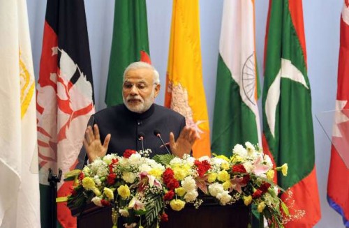 The Prime Minister, Shri Narendra Modi addressing the inaugural session of the 18th SAARC Summit, in Kathmandu, Nepal, on November 26, 2014.