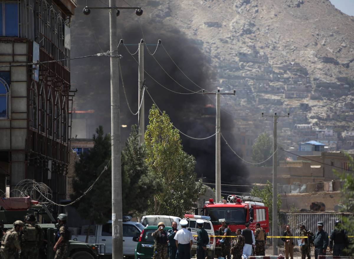 AFGHANISTAN-KABUL-ROCKET ATTACK by . 