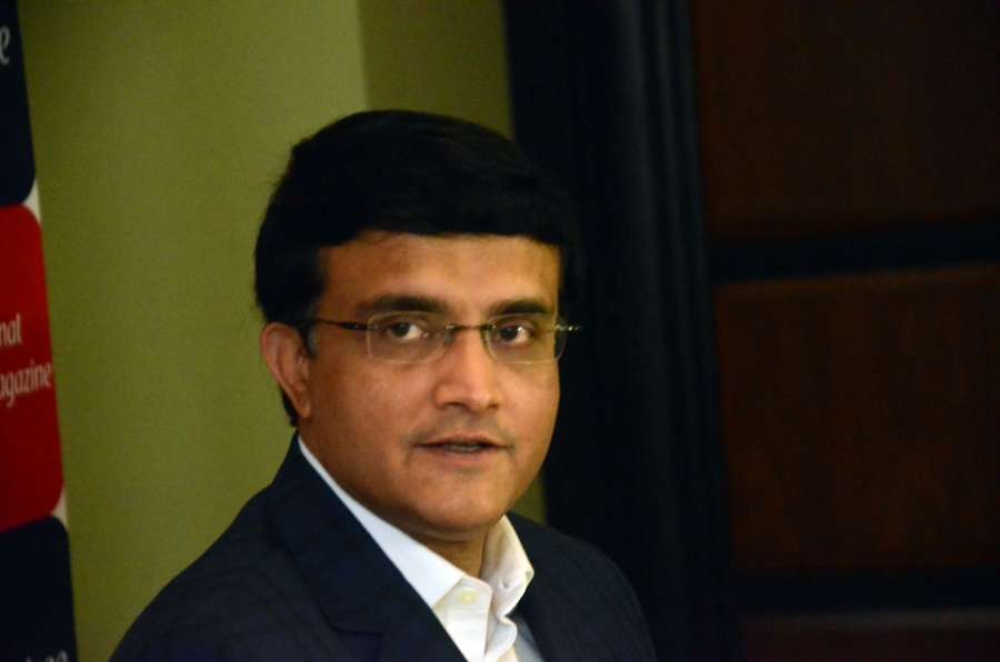 Mumbai: Former cricketer Sourav Ganguly during a programme organsied to launch video streaming platform Flickstree in Mumbai, on July 11, 2017. (Photo: IANS) by . 