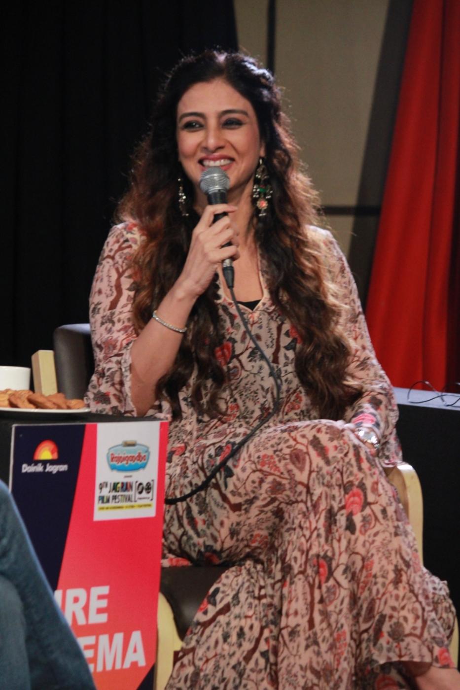 New Delhi: Actress Tabu during the opening ceremony of 9th Jagran Film Festival in New Delhi on June 29, 2018. (Photo: Amlan Paliwal/IANS) by . 