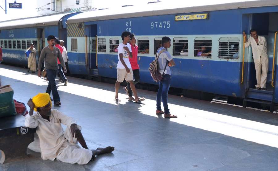 Bengaluru: Union Finance Minister Arun Jaitley has proposed to allocate Rs 131,000 crore as capital and development expenditure for the Indian railways during fiscal 2017-18. He also proposed to introduce 'Coach Mitra' facility -- a single window complaint system to maintain railway cleanliness. (Photo: IANS) by . 